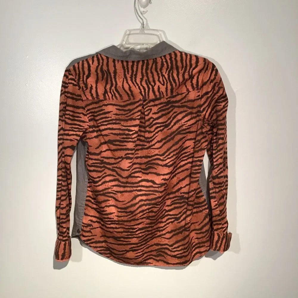 Maison Scotch La Femme Selon Marie Button Down Shirt Size 1 - Picture 8 of 13